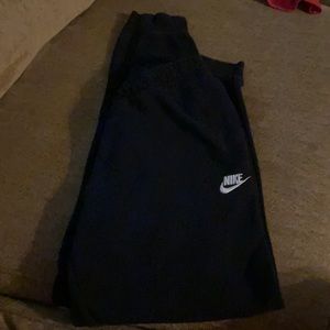 Black Nike joggers